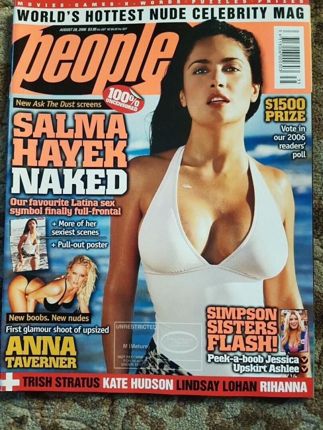 PEOPLE AUSTRALIA magazine side cover 28 August 2006