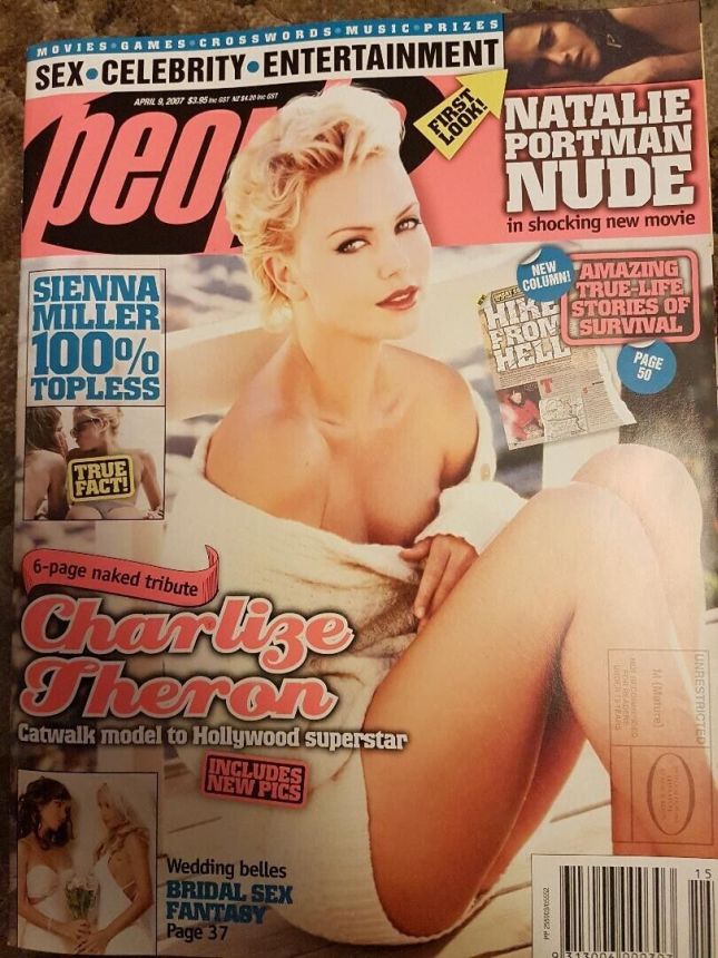 PEOPLE AUSTRALIA magazine side cover 9 April 2007