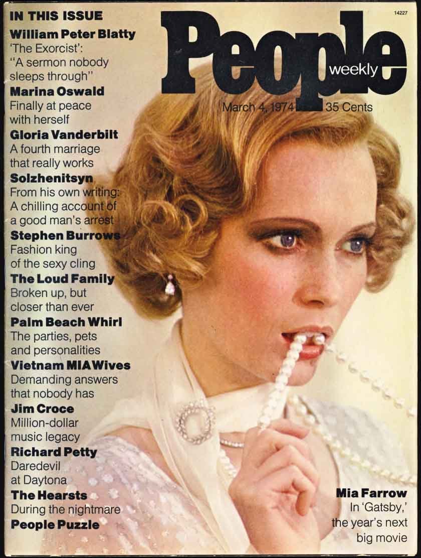 PEOPLE magazine side cover Issue 1 4 March 1974