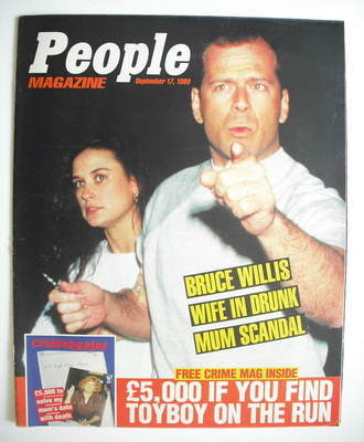 PEOPLE magazine side cover 17 September 1989