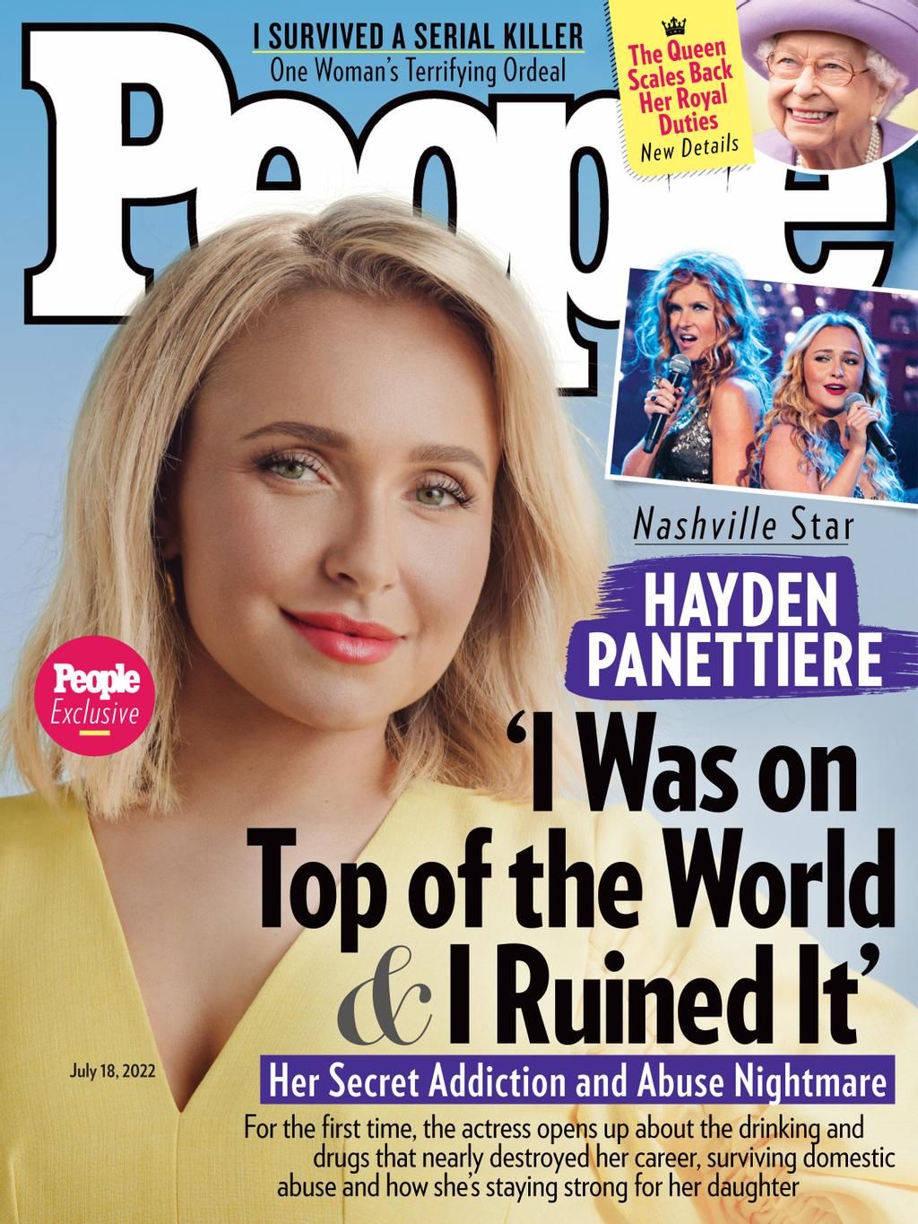 PEOPLE magazine side cover 18 July 2022
