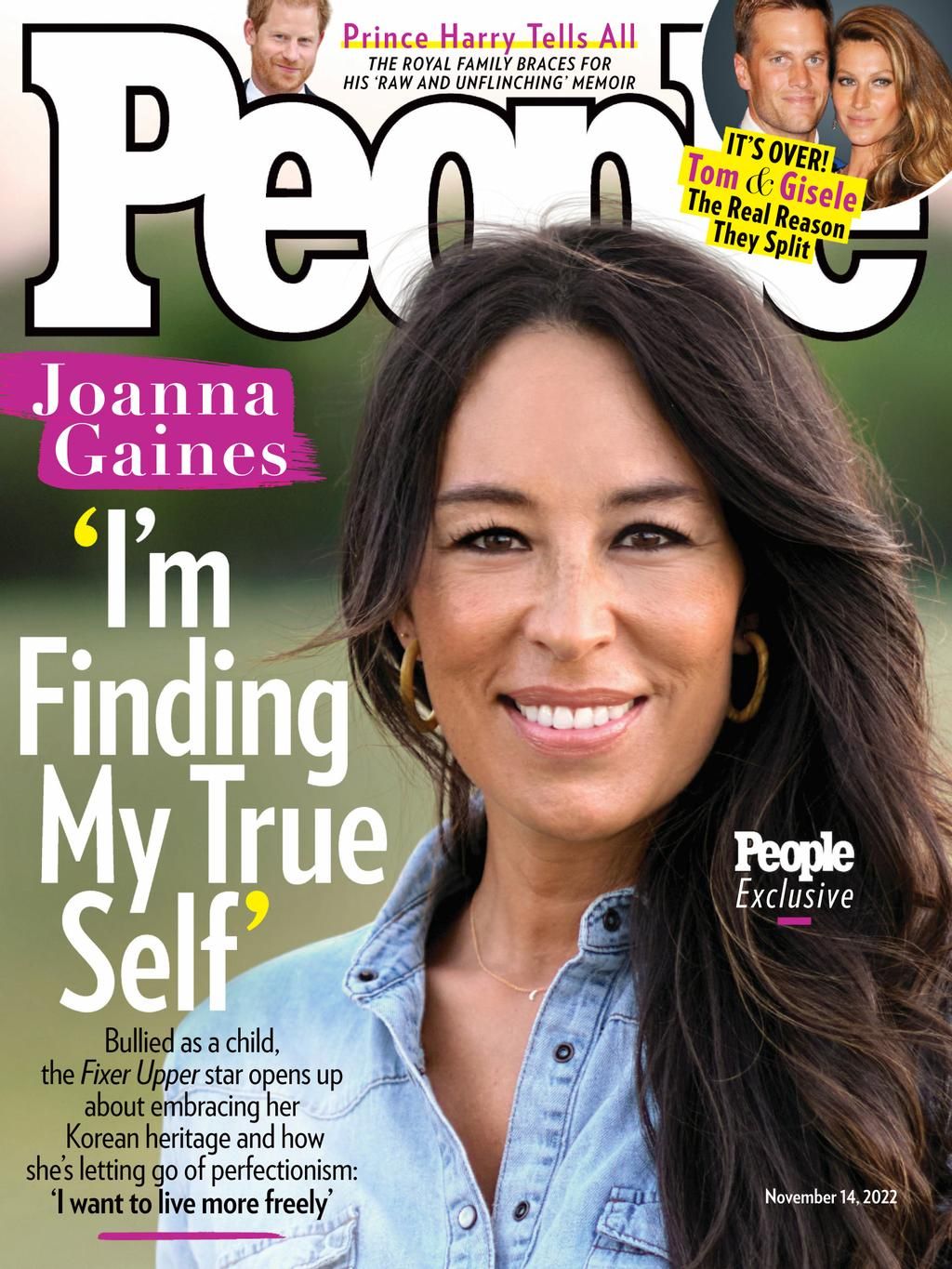 PEOPLE magazine side cover 14 November 2022