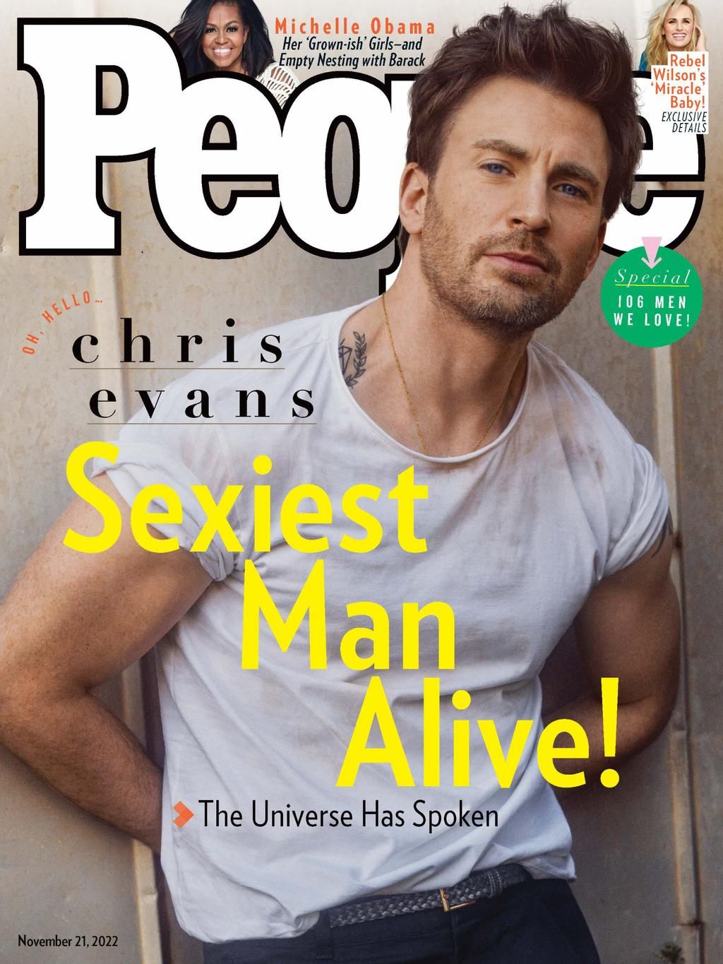 PEOPLE magazine side cover 21 November 2022
