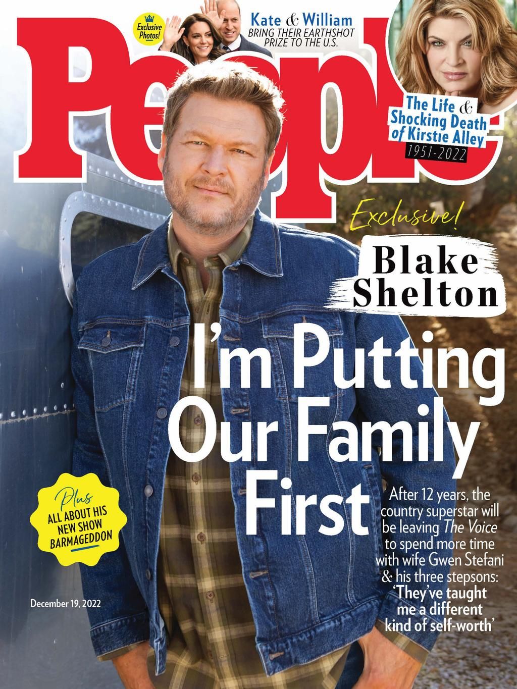 PEOPLE magazine side cover 19 December 2022
