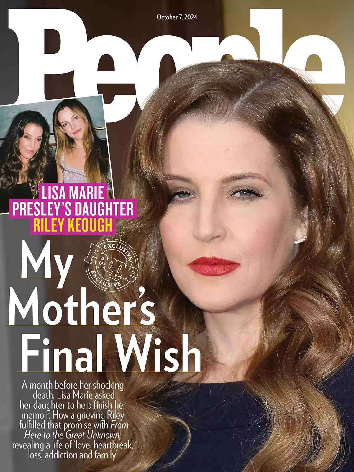 PEOPLE magazine side cover 7 October 2024