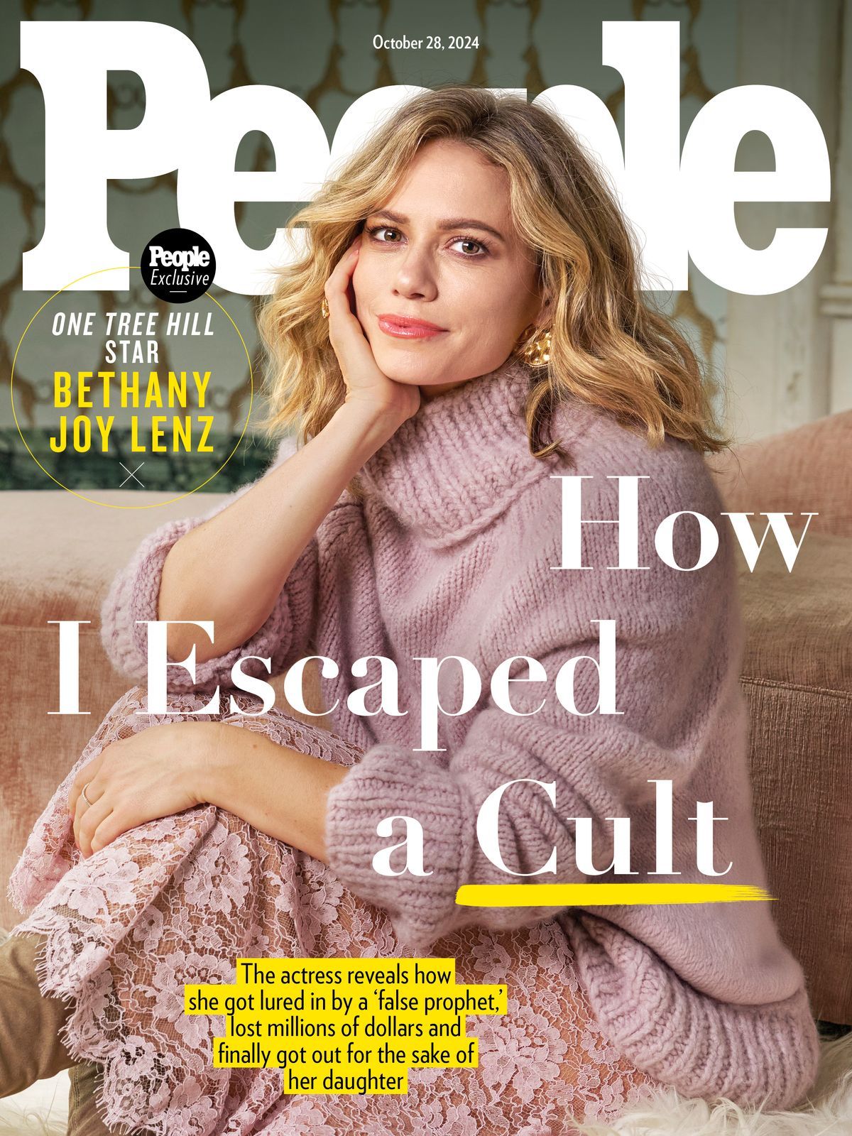 PEOPLE magazine side cover 28 October 2024