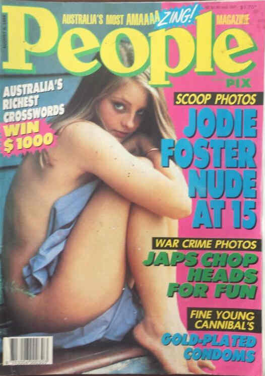 PEOPLE AUSTRALIA magazine side cover 8 August 1989