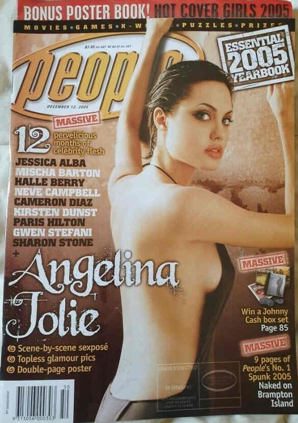 PEOPLE AUSTRALIA magazine side cover 12 December 2005
