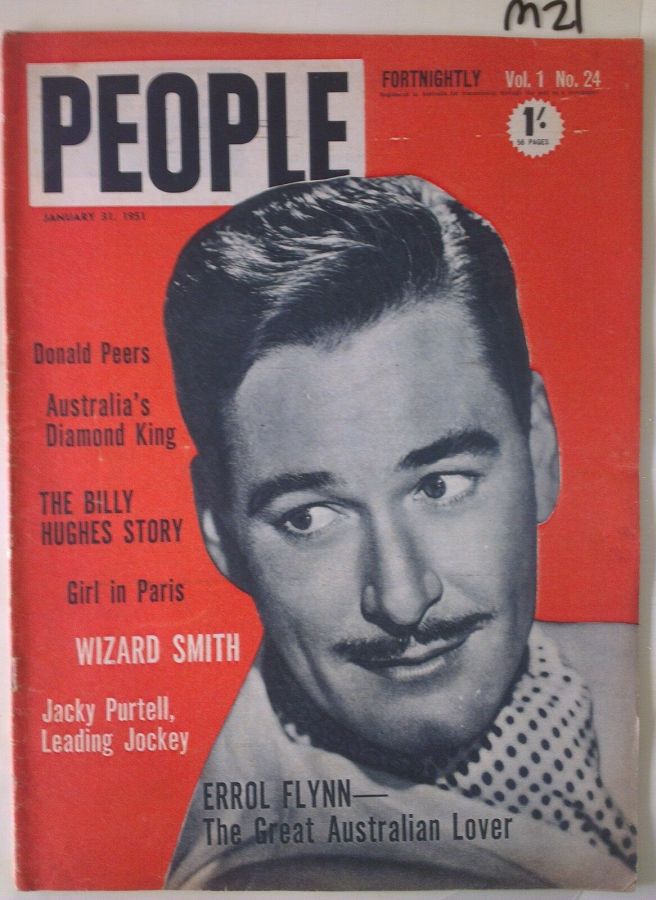 PEOPLE AUSTRALIA magazine side cover 31 January 1951