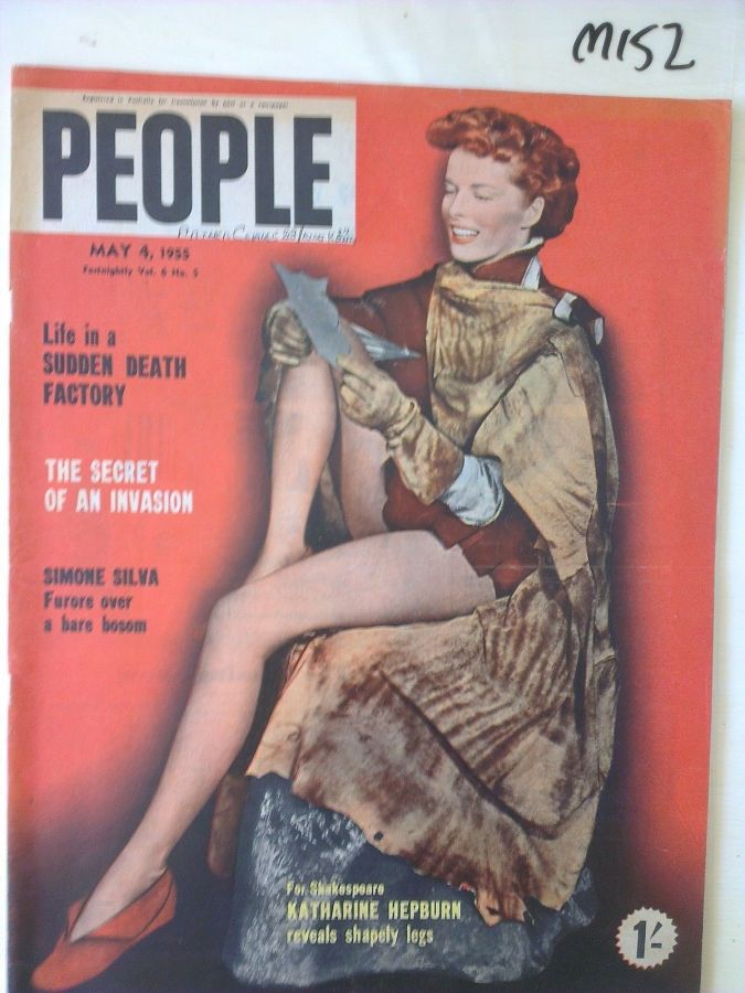 PEOPLE AUSTRALIA magazine side cover 4 May 1955