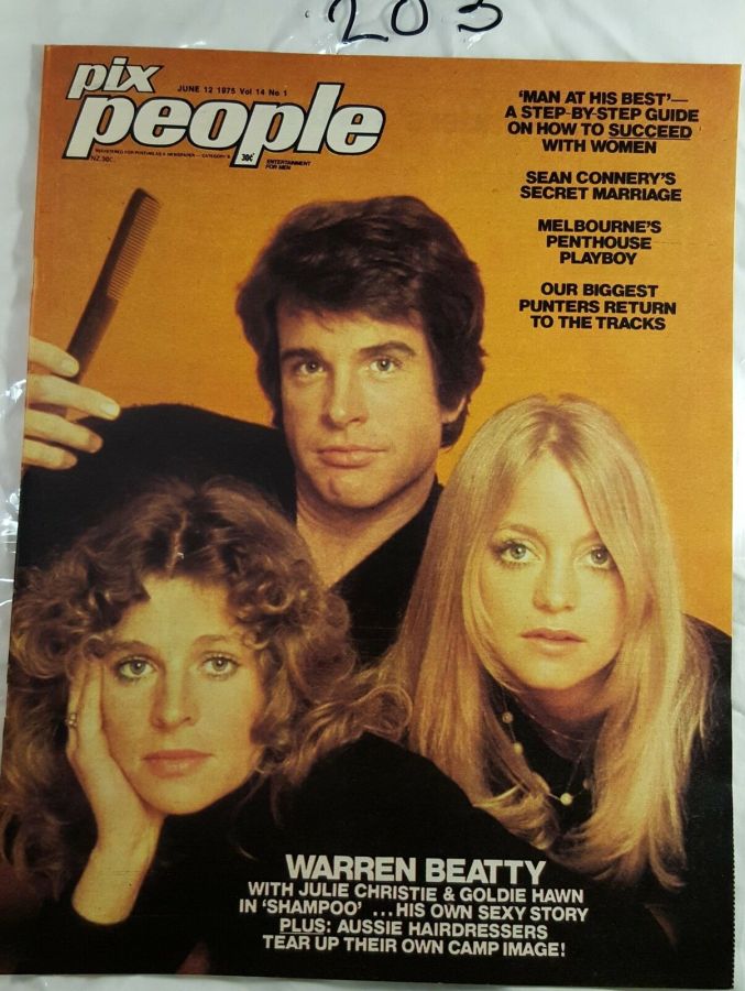 PEOPLE AUSTRALIA magazine side cover 12 June 1975
