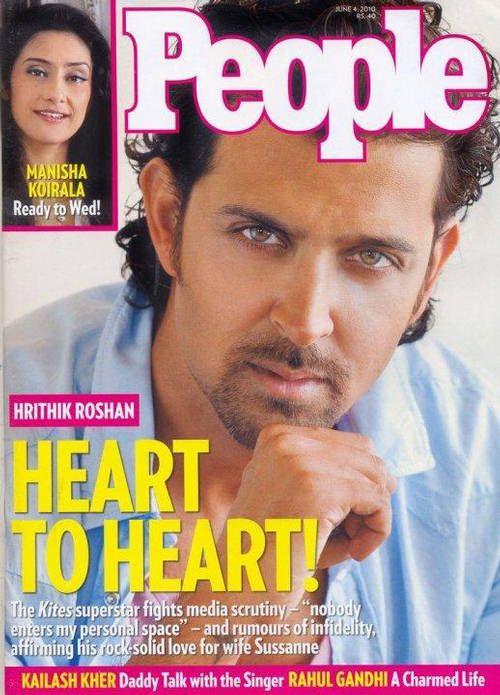 PEOPLE INDIA magazine side cover 4 June 2010