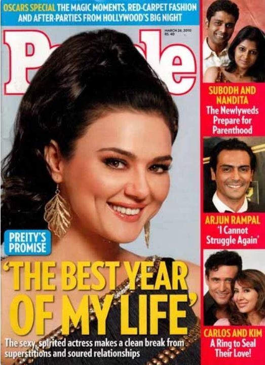 PEOPLE INDIA magazine side cover 24 March 2011