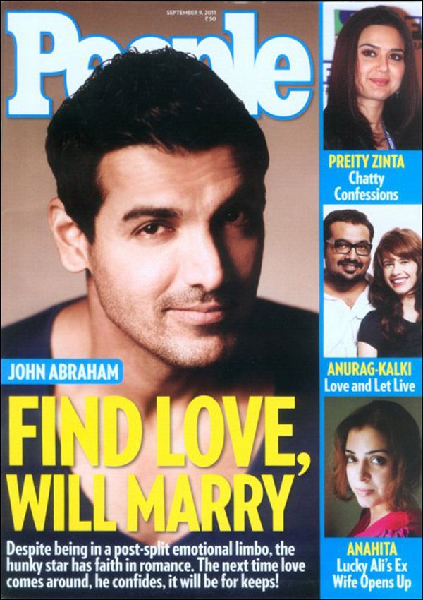PEOPLE INDIA magazine side cover 9 September 2011