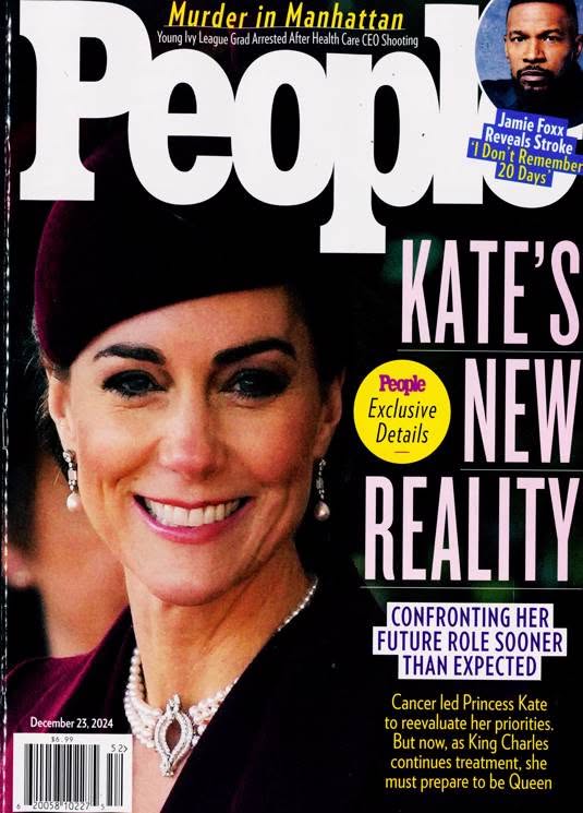 PEOPLE magazine side cover 15 December 2024