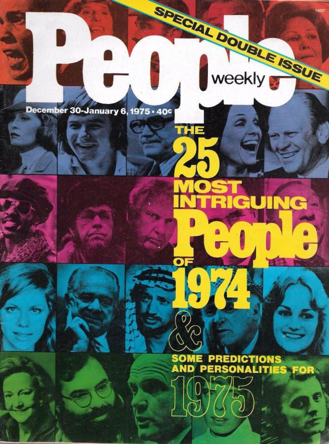PEOPLE magazine side cover 30 December 1974