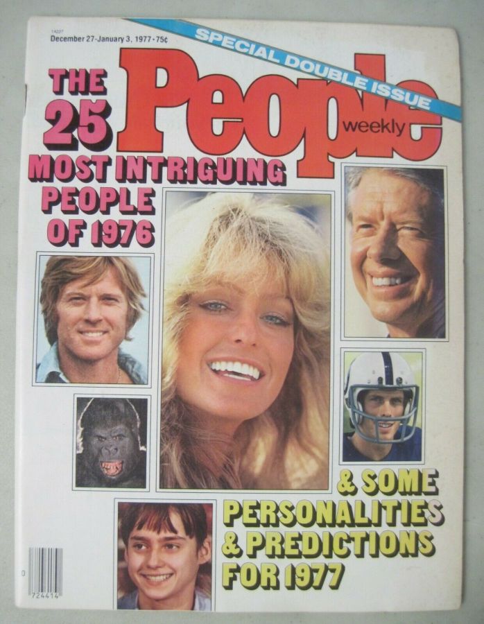 PEOPLE magazine side cover 27 December 1976