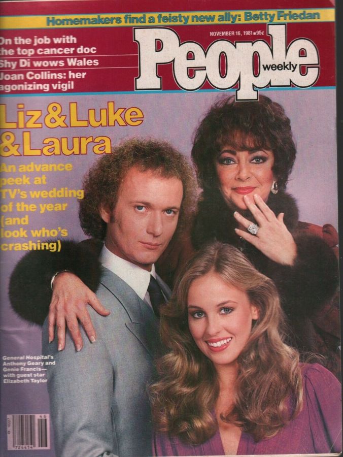 PEOPLE magazine side cover 16 November 1981