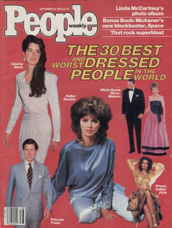 PEOPLE magazine side cover 20 September 1982