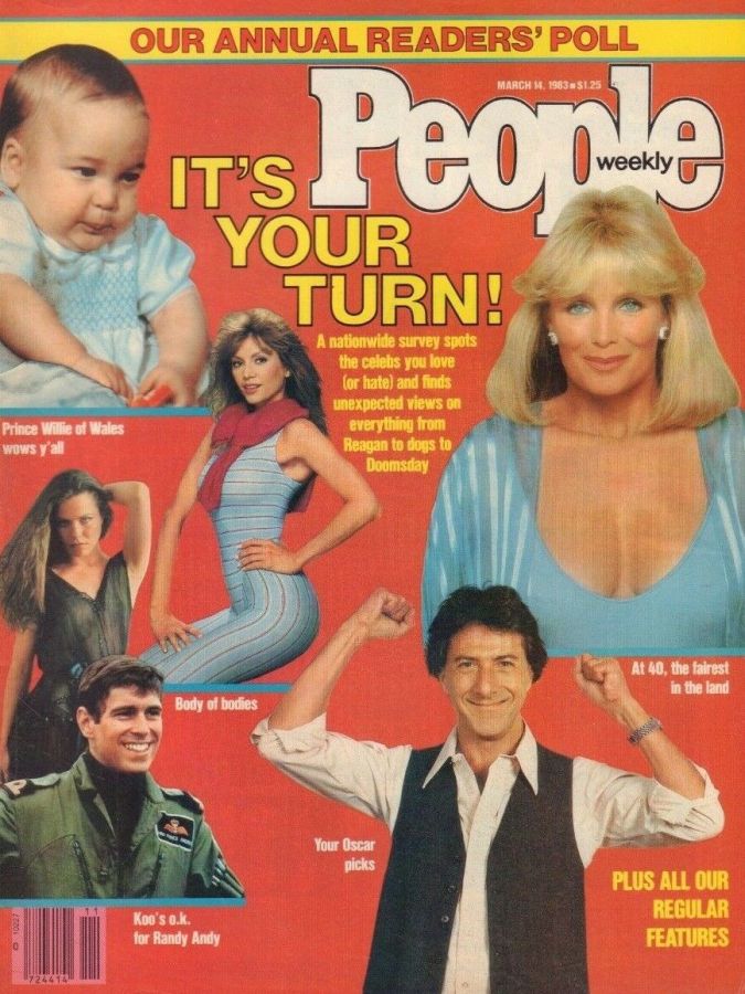 PEOPLE magazine side cover 14 March 1983