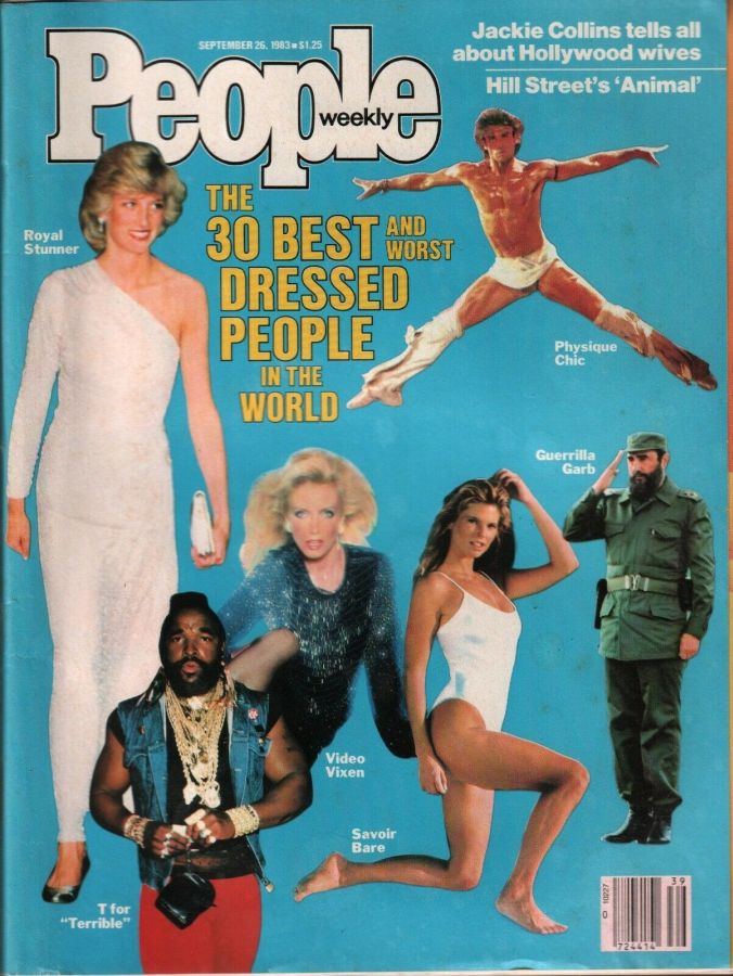 PEOPLE magazine side cover 26 September 1983