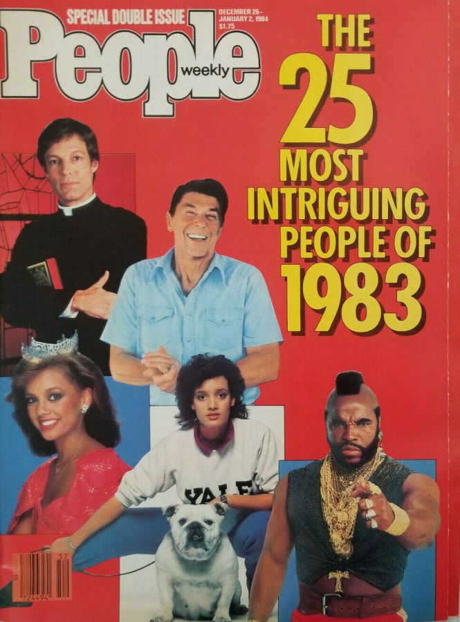 PEOPLE magazine side cover 26 December 1983