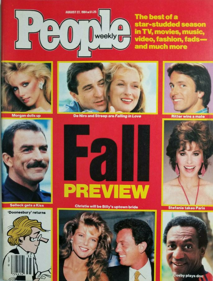 PEOPLE magazine side cover 27 August 1984