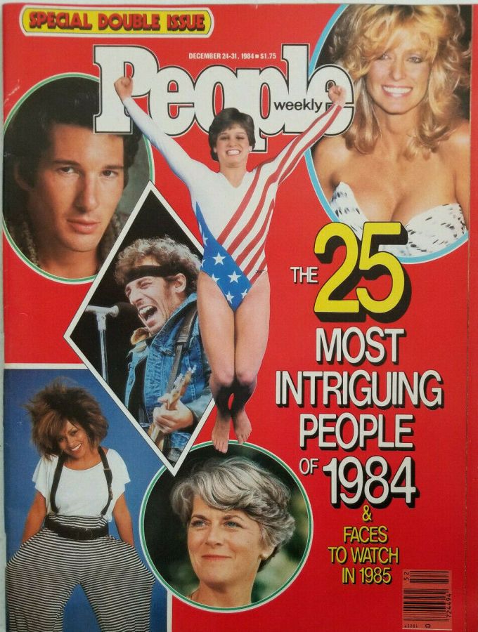 PEOPLE magazine side cover 24 December 1984