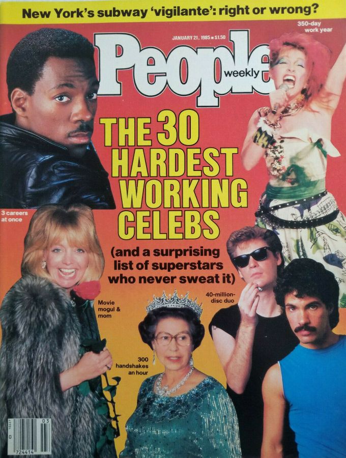 PEOPLE magazine side cover 21 January 1985