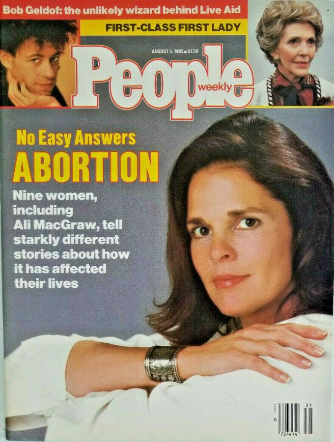 PEOPLE magazine side cover 5 August 1985