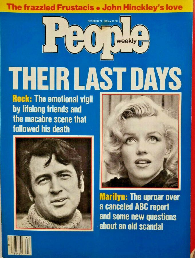 PEOPLE magazine side cover 21 October 1985