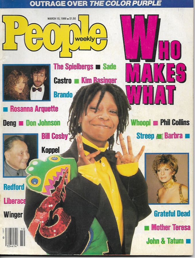 PEOPLE magazine side cover 10 March 1986