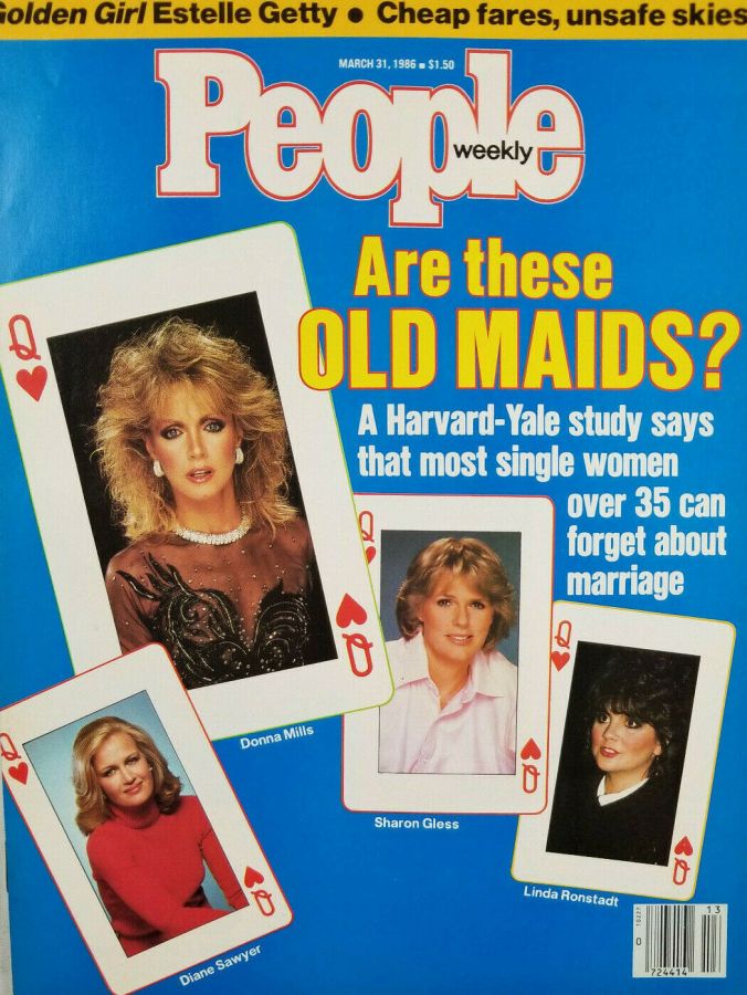 PEOPLE magazine side cover 31 March 1986