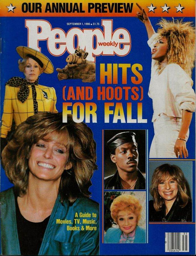 PEOPLE magazine side cover 1 September 1986