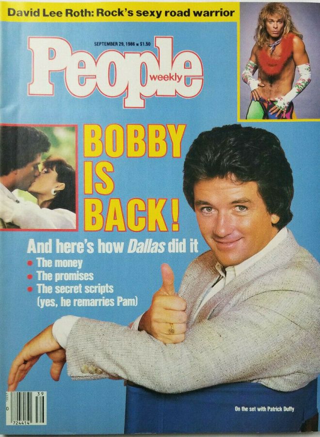 PEOPLE magazine side cover 29 September 1986