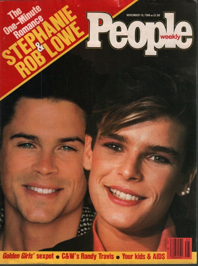 PEOPLE magazine side cover 10 November 1986