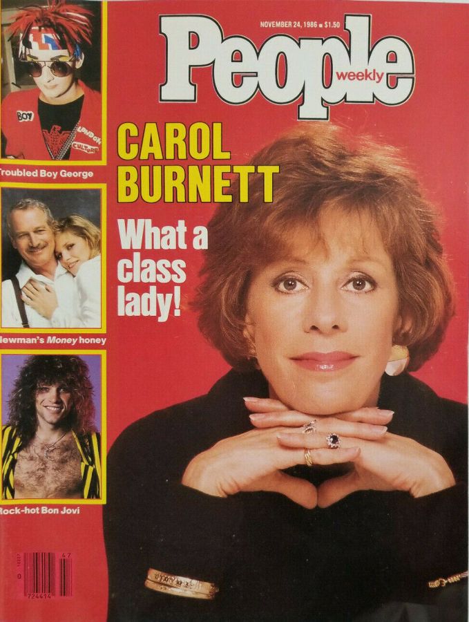 PEOPLE magazine side cover 24 November 1986