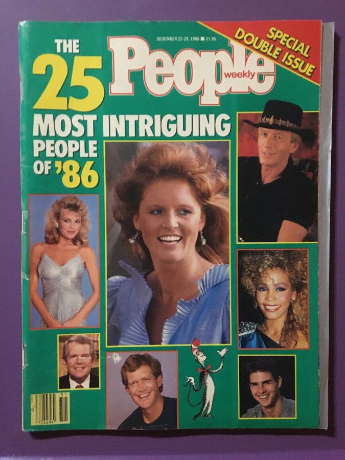 PEOPLE magazine side cover 22 December 1986