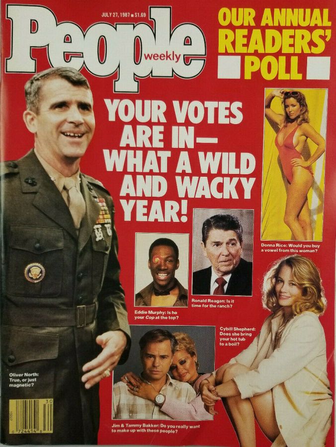PEOPLE magazine side cover 27 July 1987