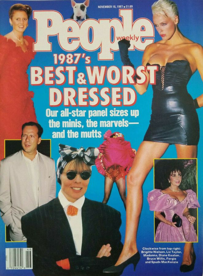 PEOPLE magazine side cover 16 November 1987