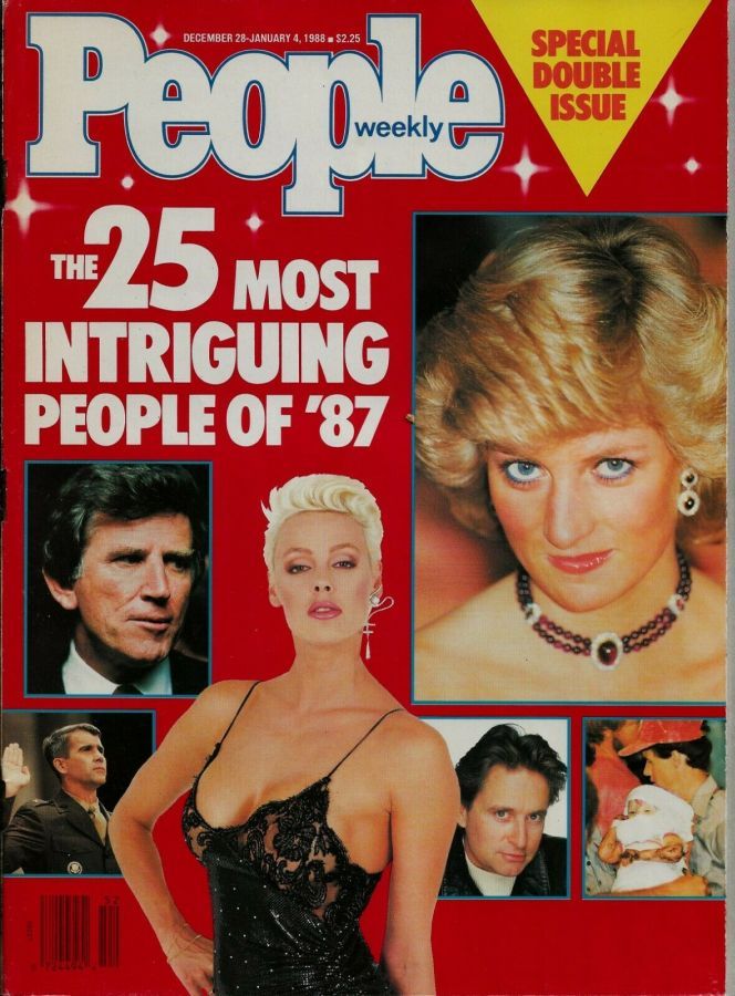 PEOPLE magazine side cover 28 December 1987