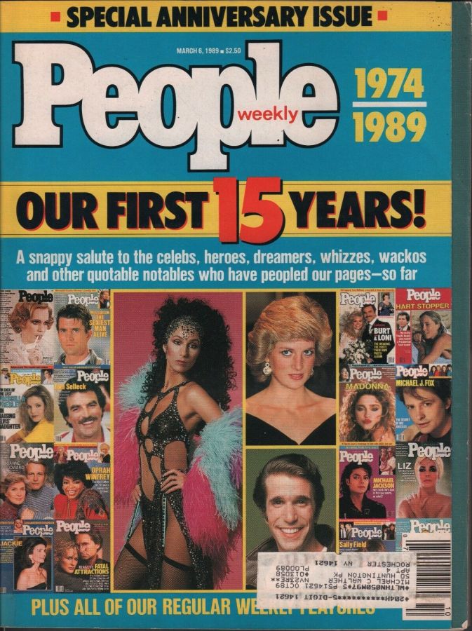 PEOPLE magazine side cover 6 March 1989