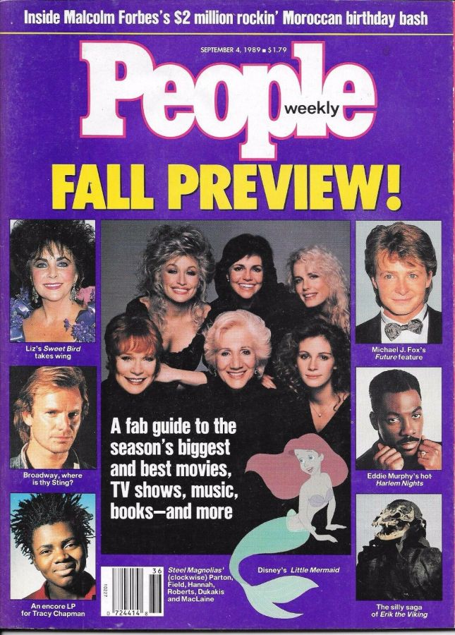 PEOPLE magazine side cover 4 September 1989