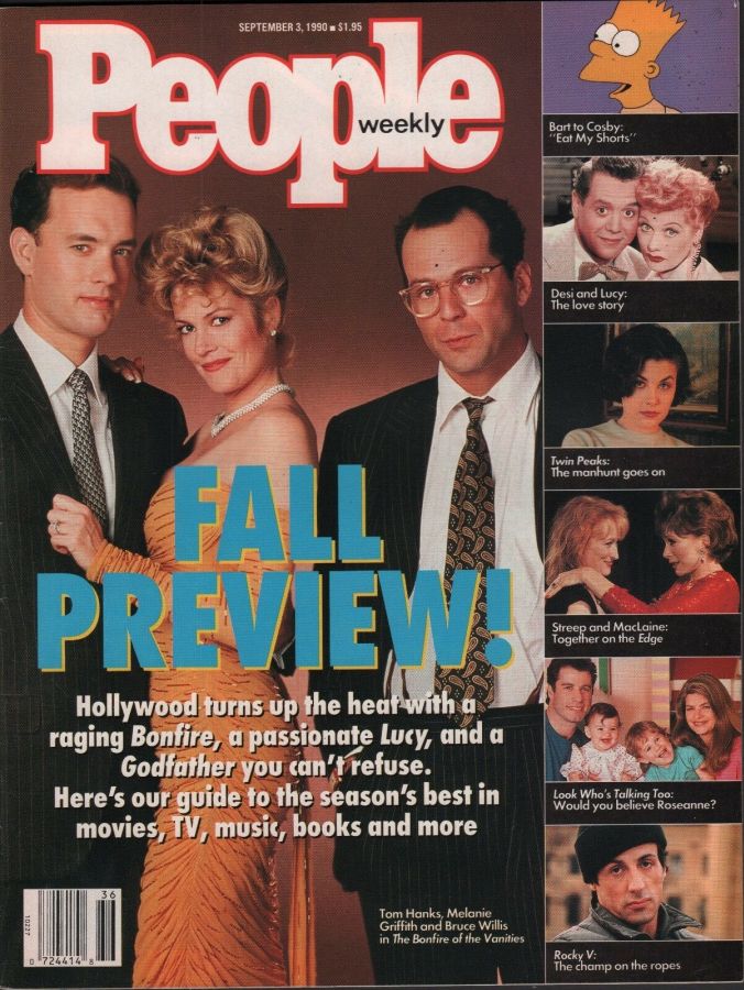 PEOPLE magazine side cover 3 September 1990