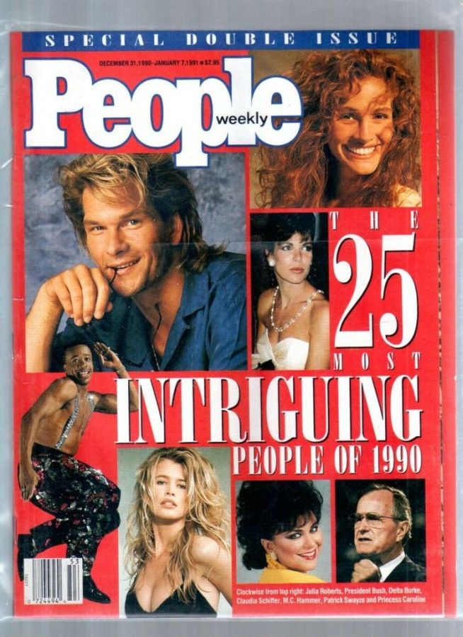 PEOPLE magazine side cover 31 December 1990/07 January 1991 