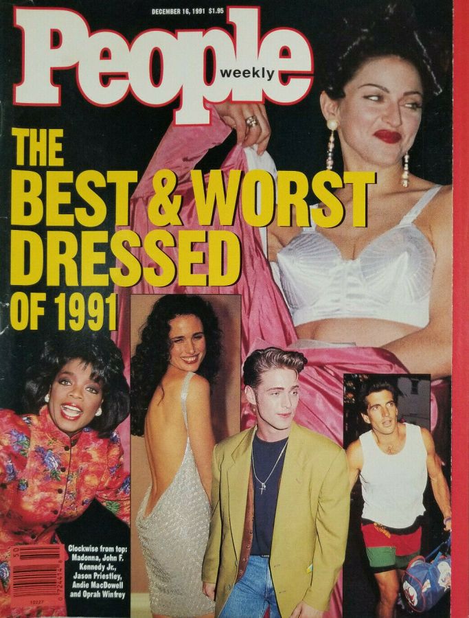 PEOPLE magazine side cover 16 December 1991
