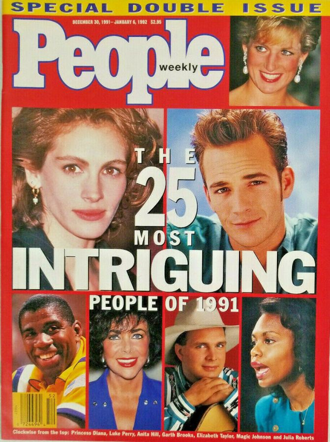 PEOPLE magazine side cover 30 December 1991