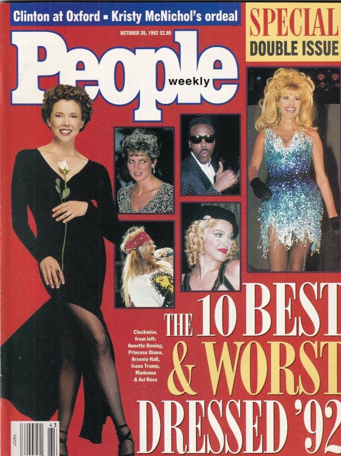 PEOPLE magazine side cover 26 October 1992