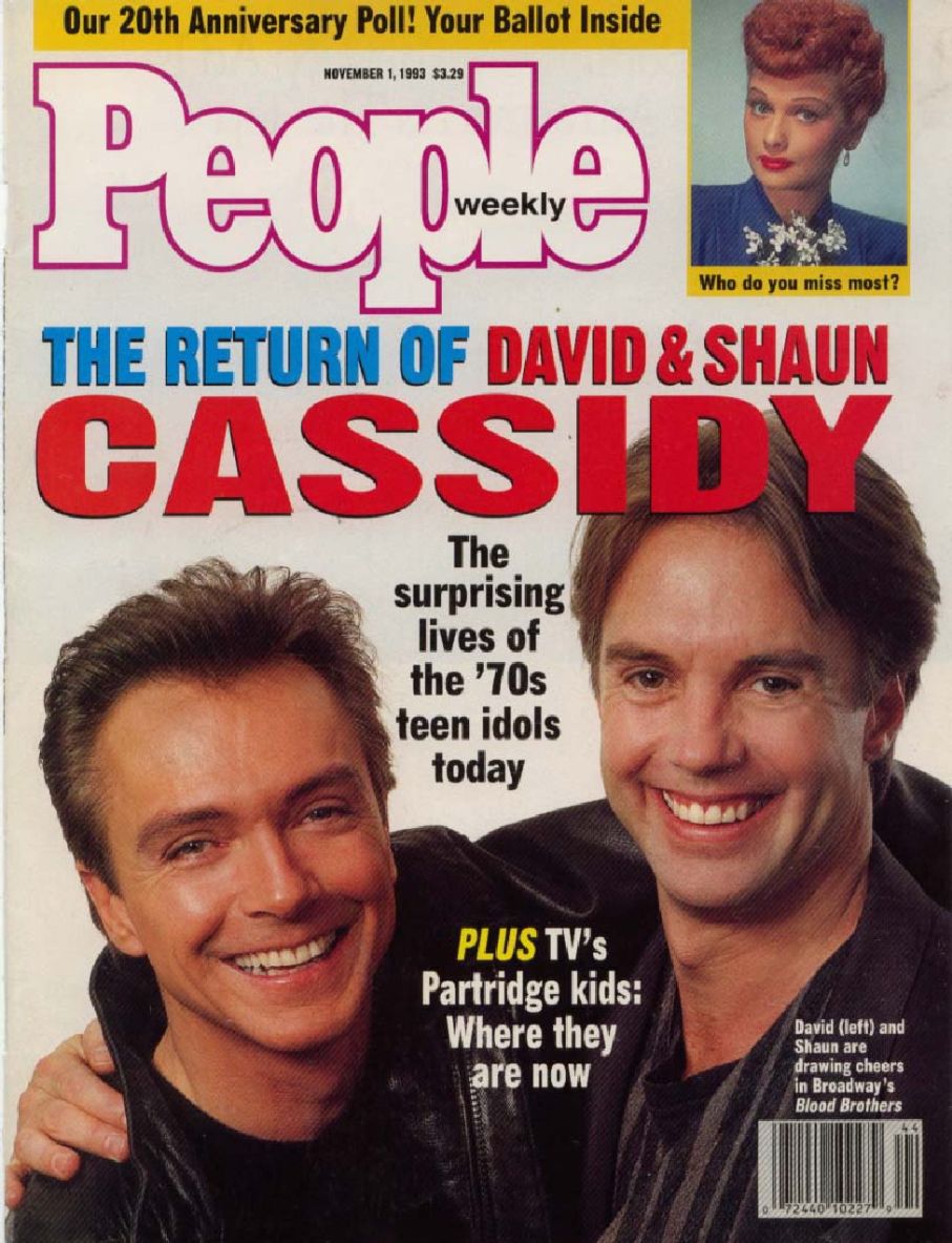PEOPLE magazine side cover 1 November 1993