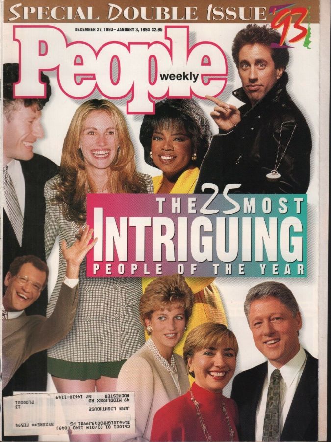 PEOPLE magazine side cover 27 December 1993